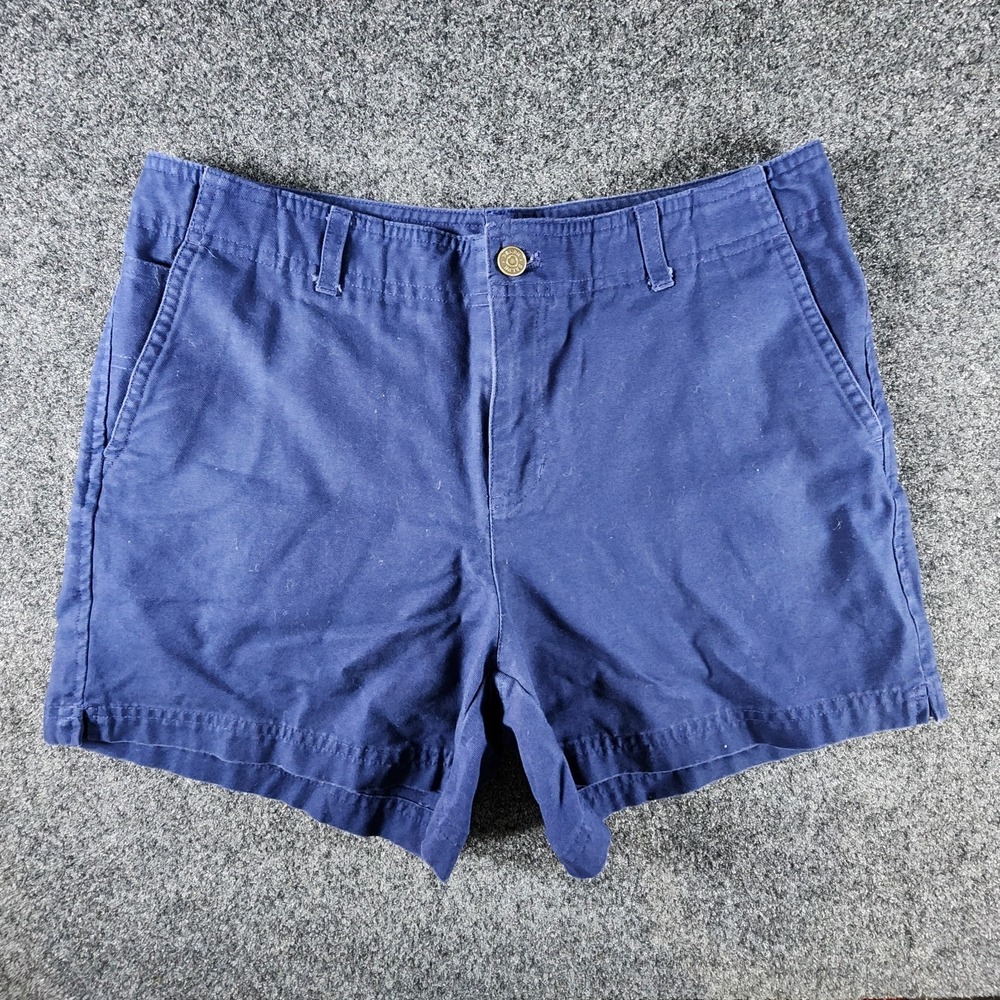 VTG Ralph Lauren Blue Short Chino Shorts Women's 8 Casual Summer Vacation Beach